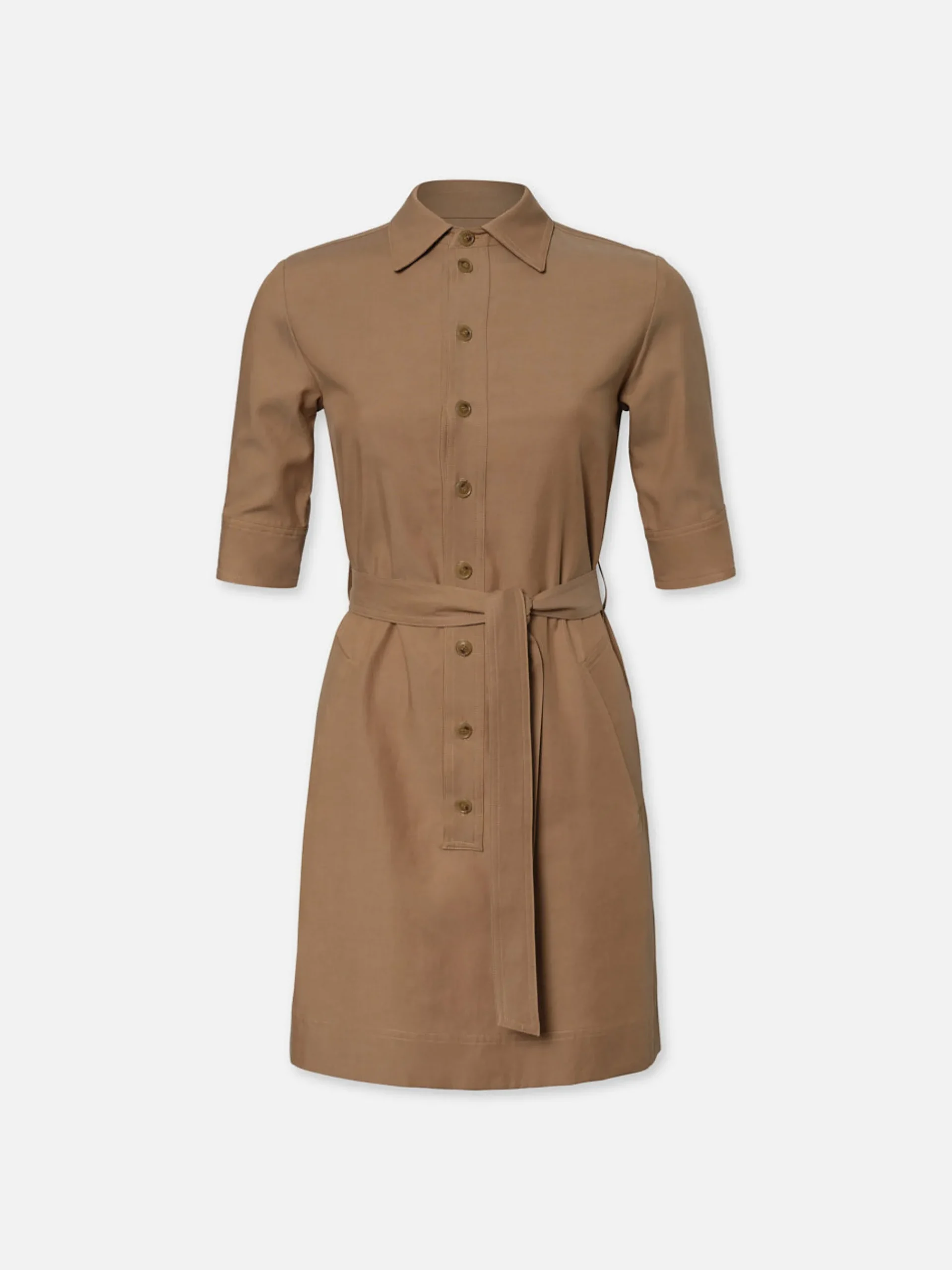 Women FRAME Belted Trench Dress in