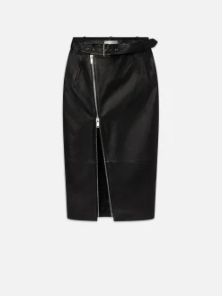 Women FRAME Biker Pencil Skirt in
