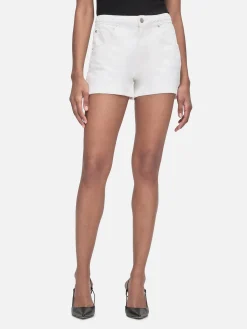 Women FRAME Braided Waistband Short in