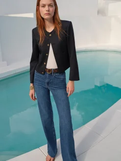 Women FRAME Button Front Jacket in