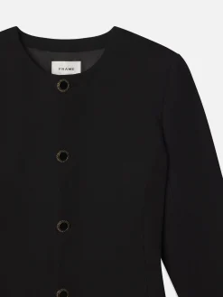Women FRAME Button Front Suiting Dress in