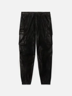 FRAME Cargo Leather Pant in