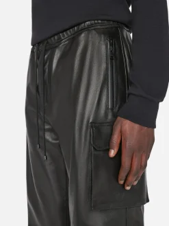 FRAME Cargo Leather Pant in