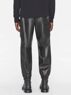 FRAME Cargo Leather Pant in