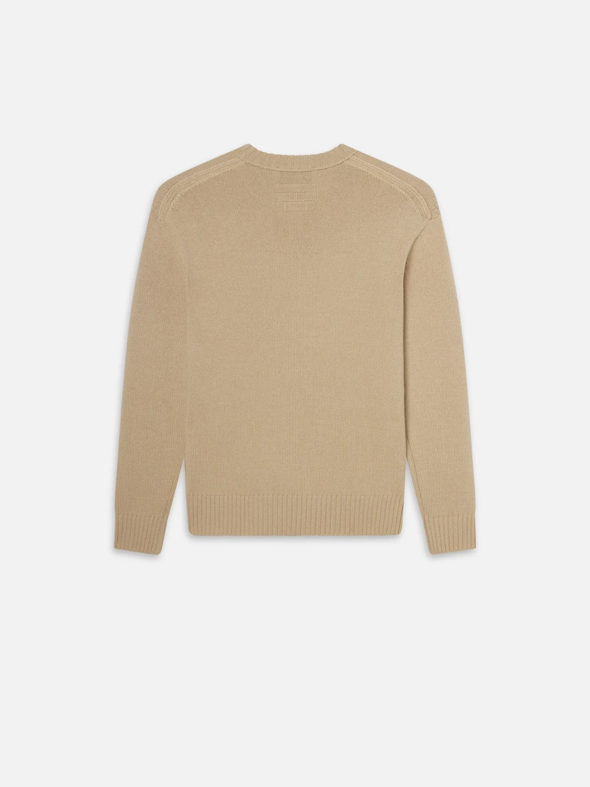 Women FRAME Cashmere Crewneck Sweater in Sand Beige