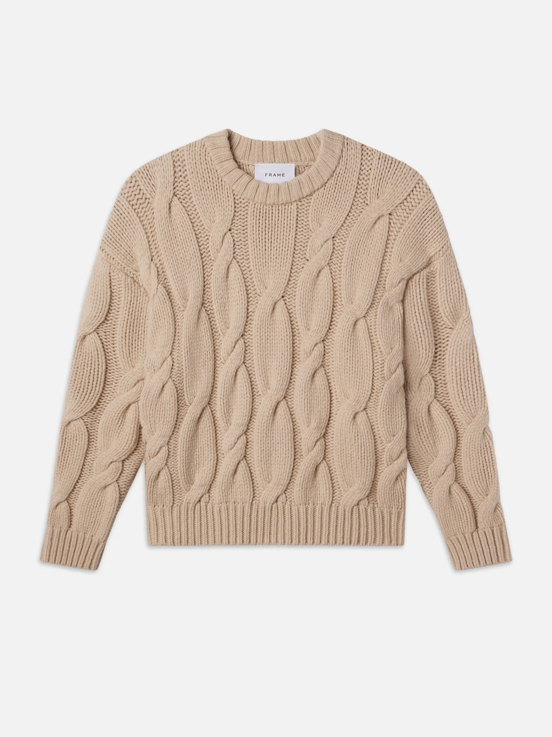 FRAME Chunky Cable Sweater in