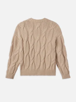FRAME Chunky Cable Sweater in