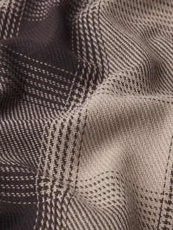 FRAME Chunky Plaid Shirt in Brown Plaid