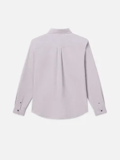 FRAME Classic Oxford Shirt in Lavender Stripe