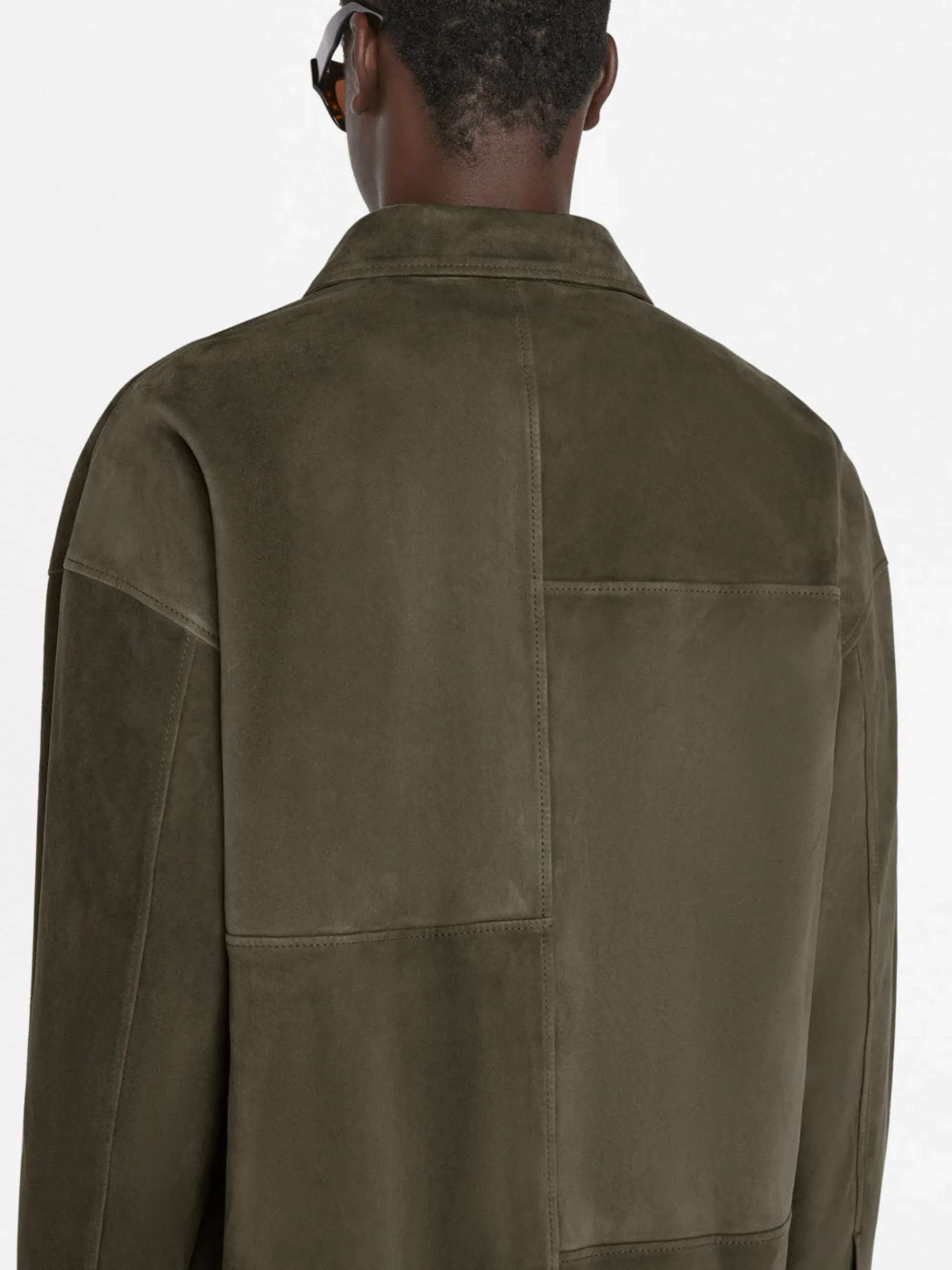 FRAME Clean Suede Shirt in