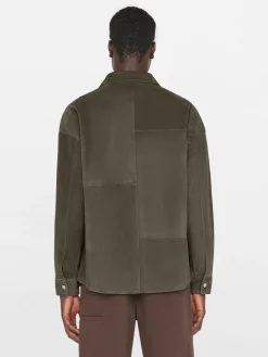 FRAME Clean Suede Shirt in