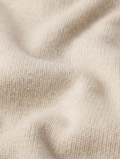Women FRAME Clean Turtleneck Sweater in Oatmeal Heather