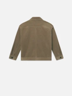 FRAME Corduroy Trucker Jacket in Soft Mocha