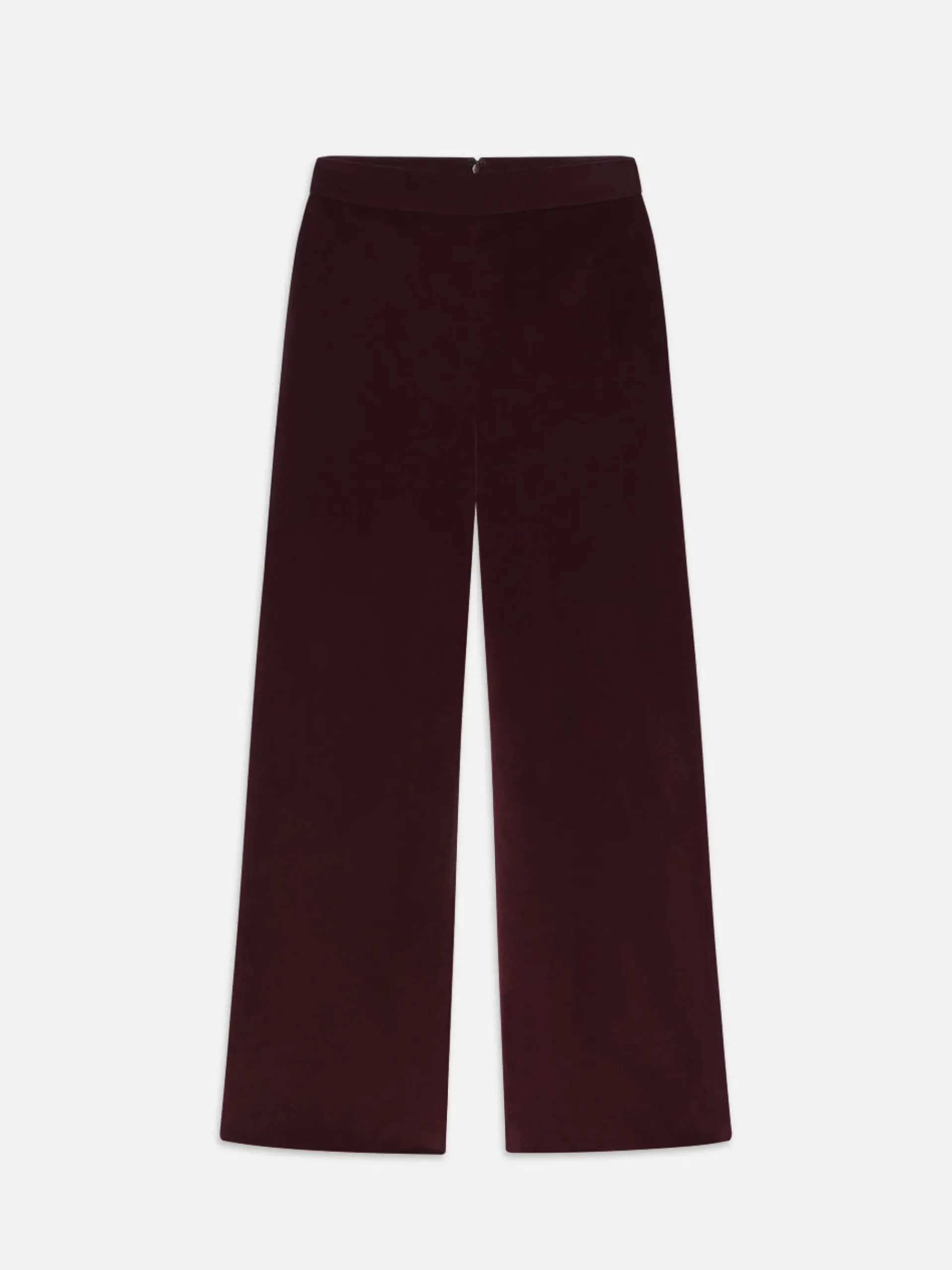 Women FRAME Crop Velvet Wide Leg in