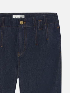 Women FRAME Darted Wide Leg Jean in