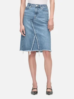 Women FRAME Deconstructed Skirt in
