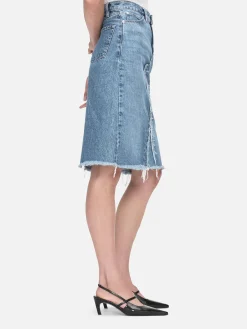 Women FRAME Deconstructed Skirt in