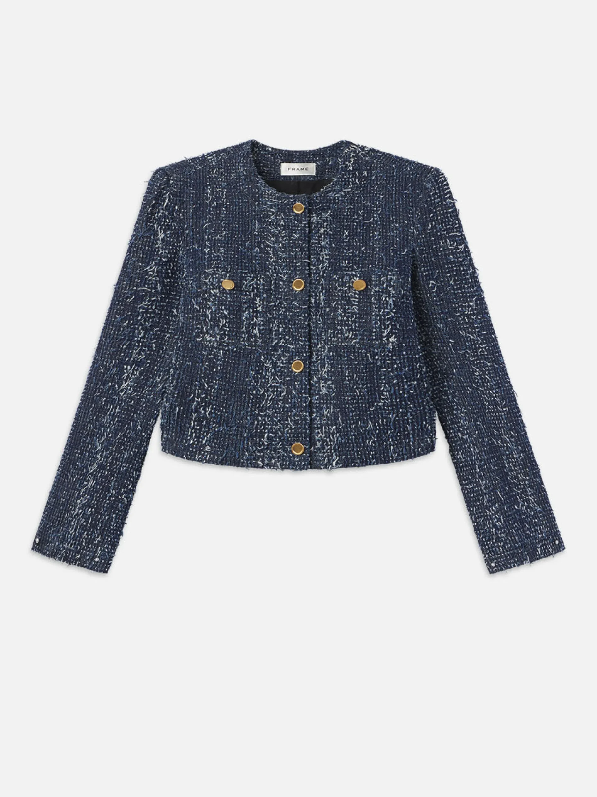 Women FRAME Denim Boucle Jacket in