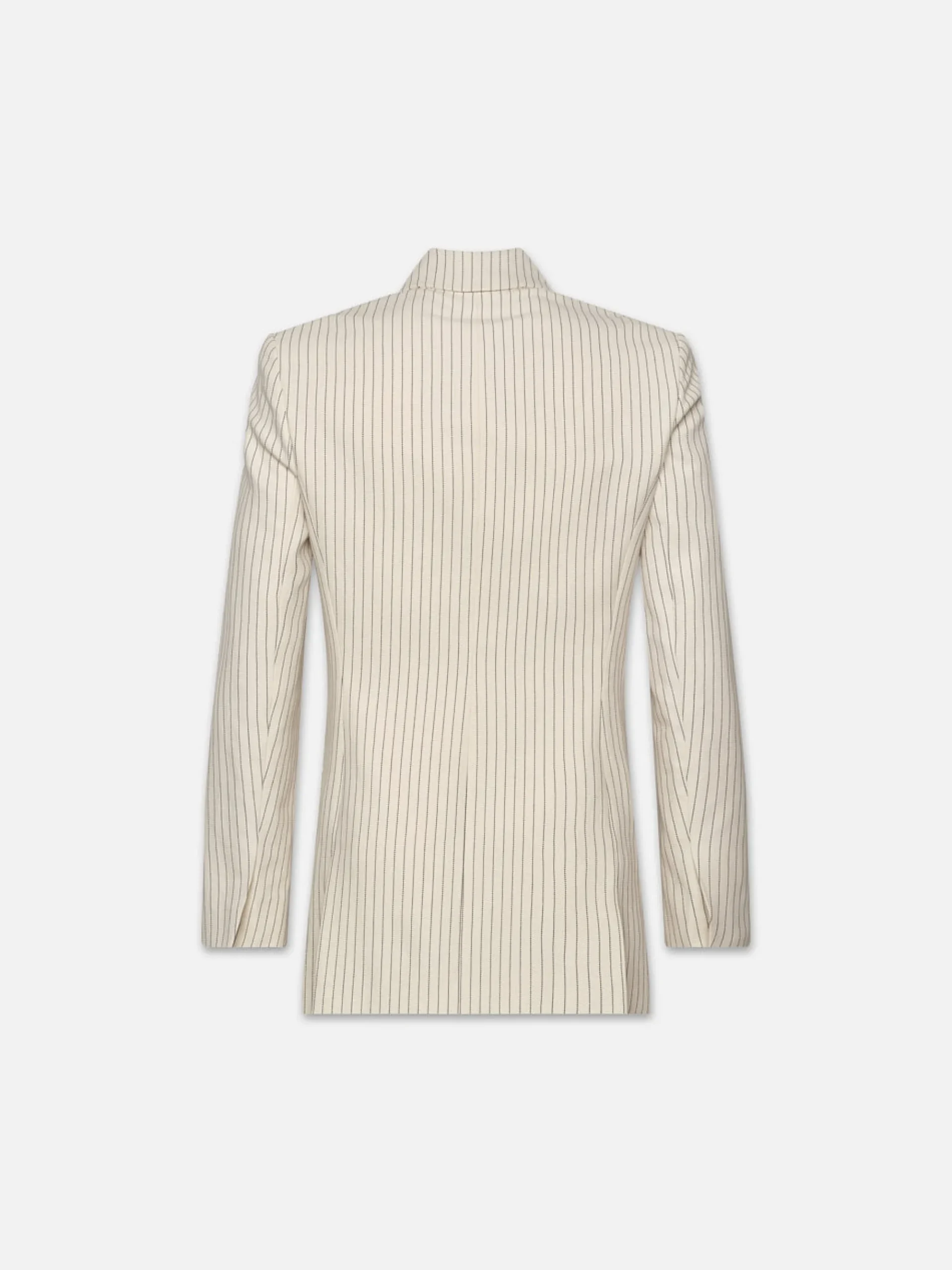 Women FRAME Double Breasted Blazer in Cream Multi