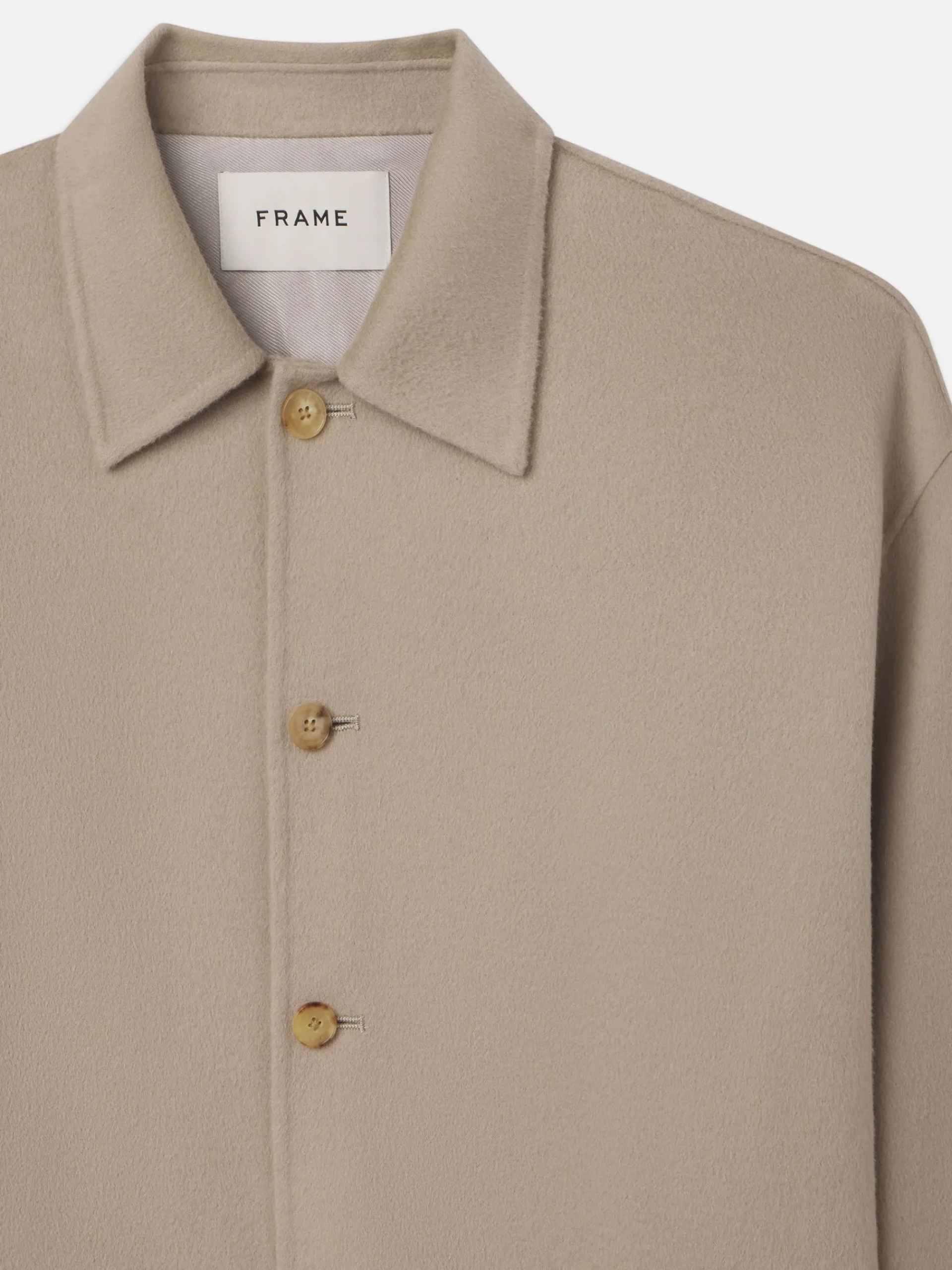 FRAME Double Face Shirt Jacket in