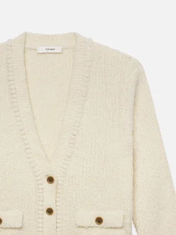 Women FRAME Double Pocket Cropped Cardi in
