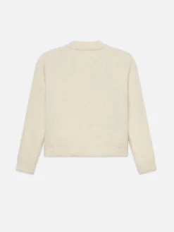 Women FRAME Double Pocket Cropped Cardi in