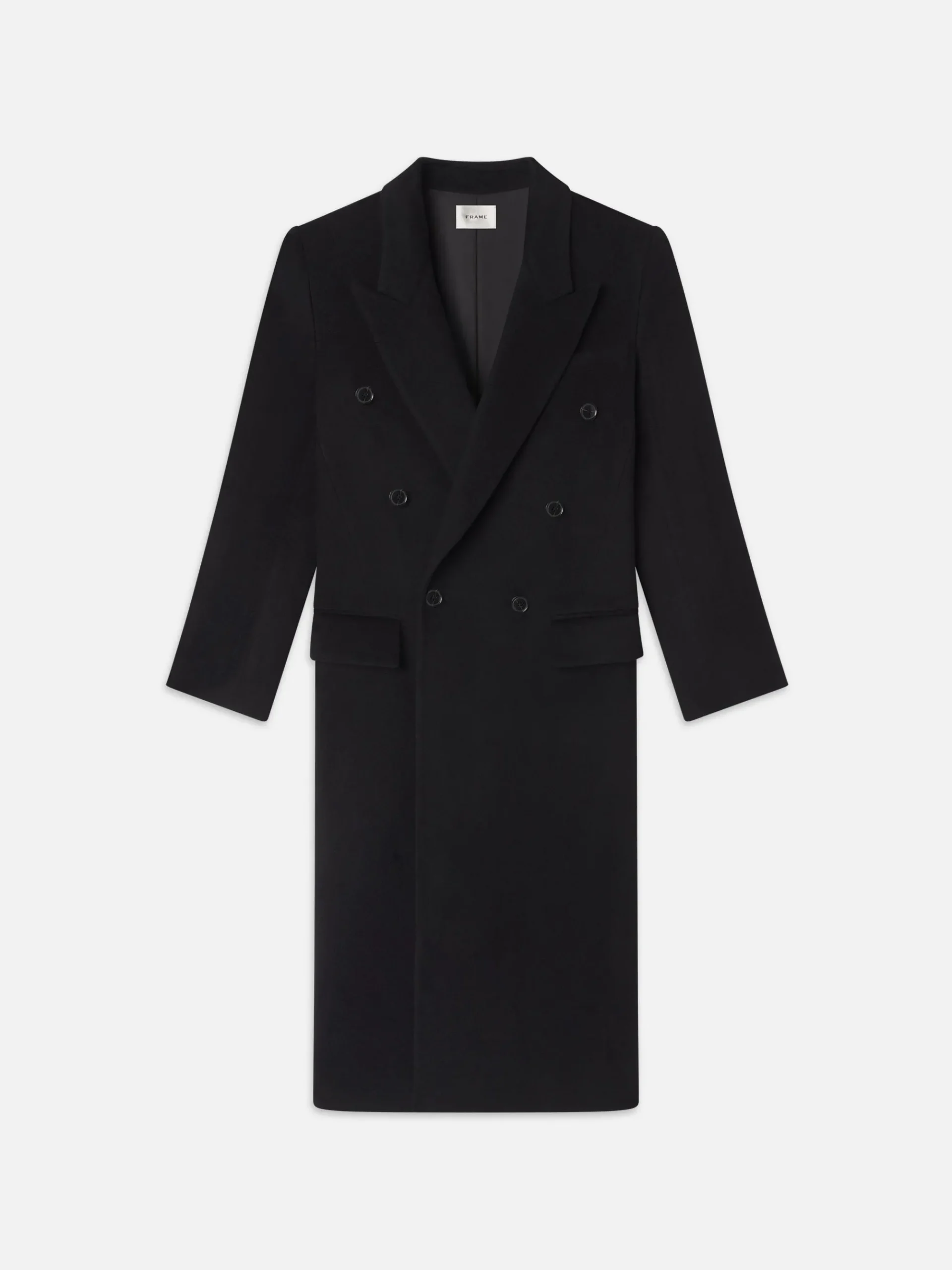 Women FRAME Double-Breasted Tailored Coat in