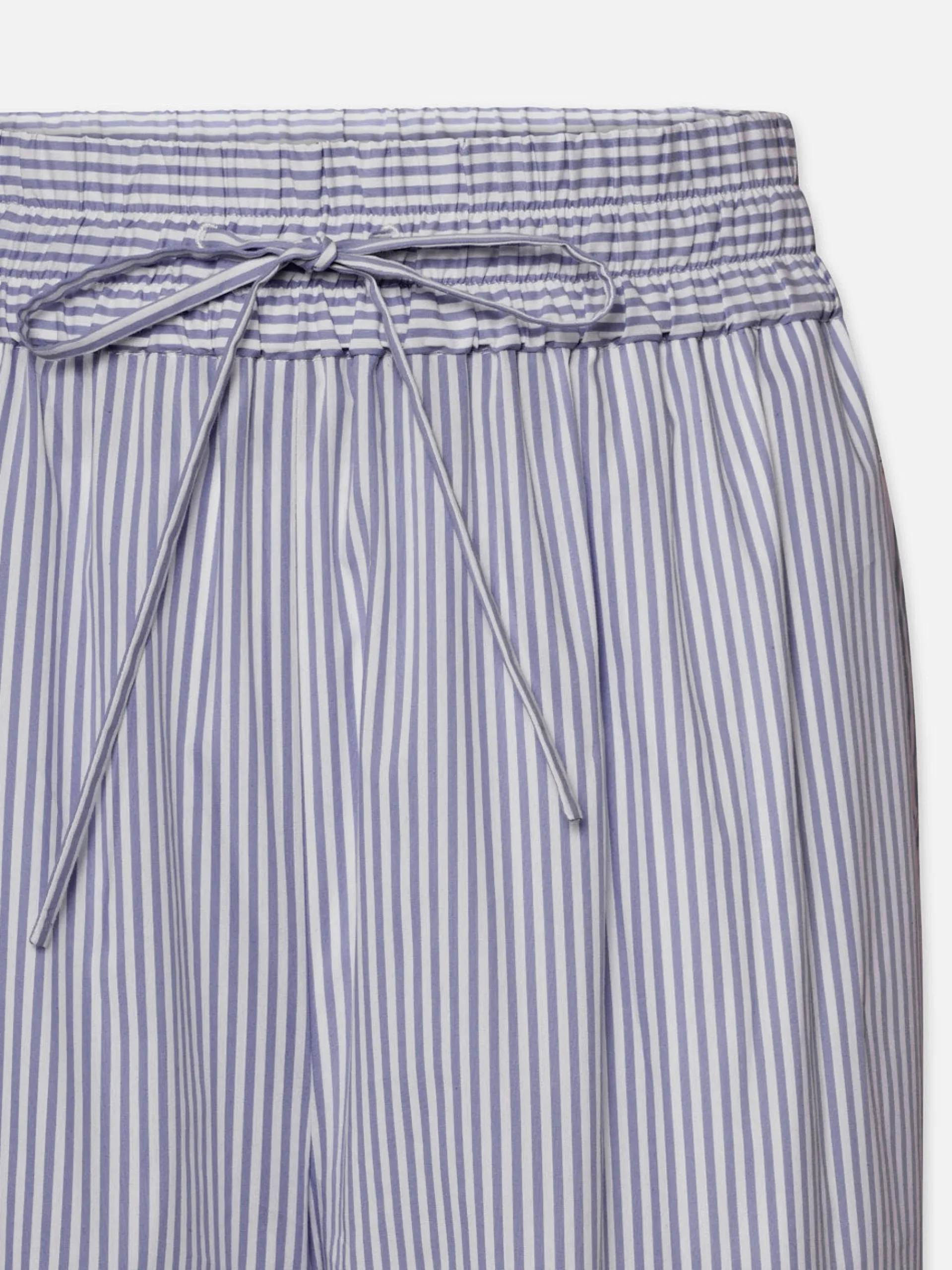 Women FRAME Drawstring Lounge Pant in Dark Chambray Multi