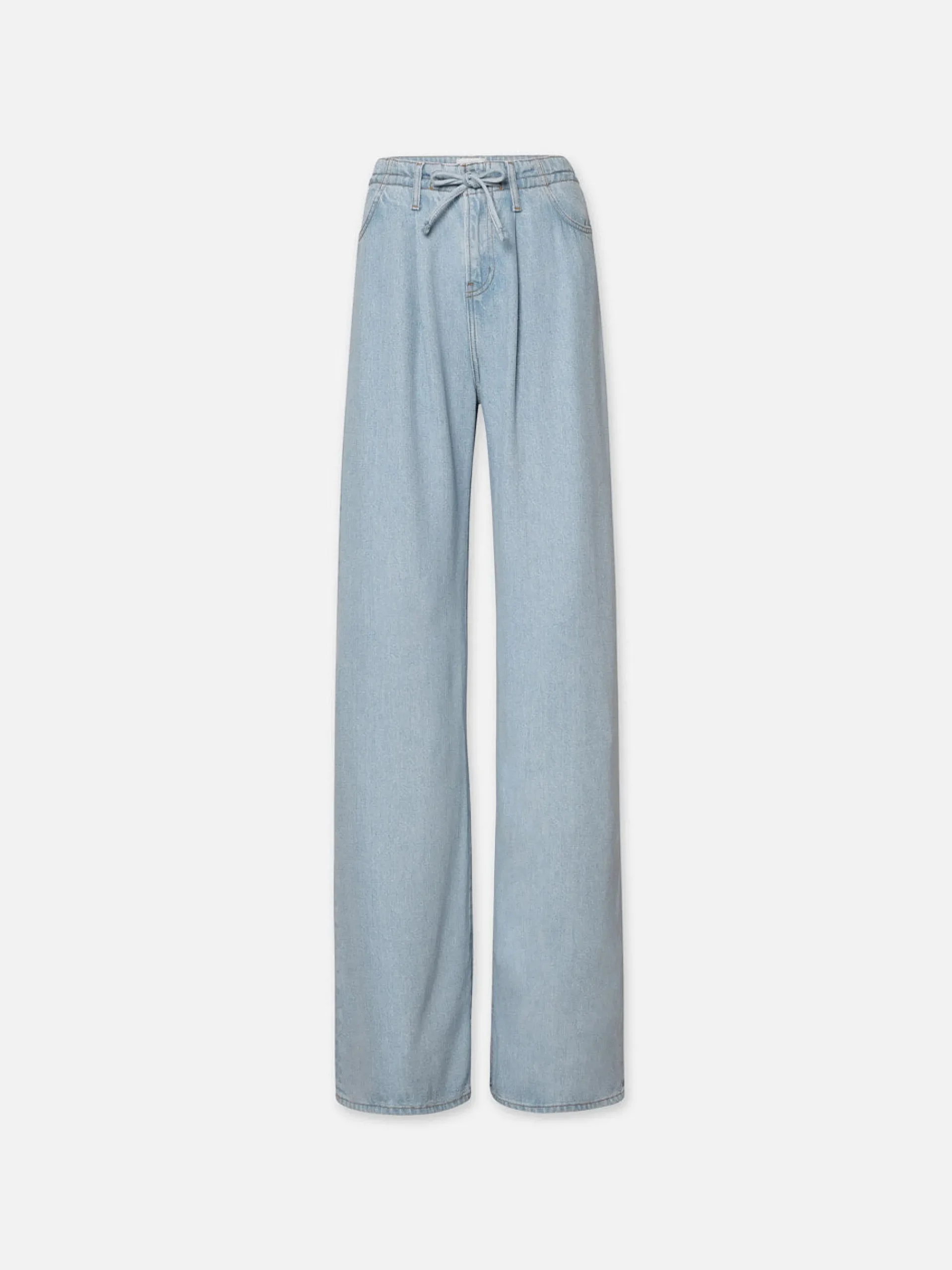 Women FRAME Drawstring Wide Leg in