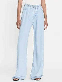 Women FRAME Drawstring Wide Leg in