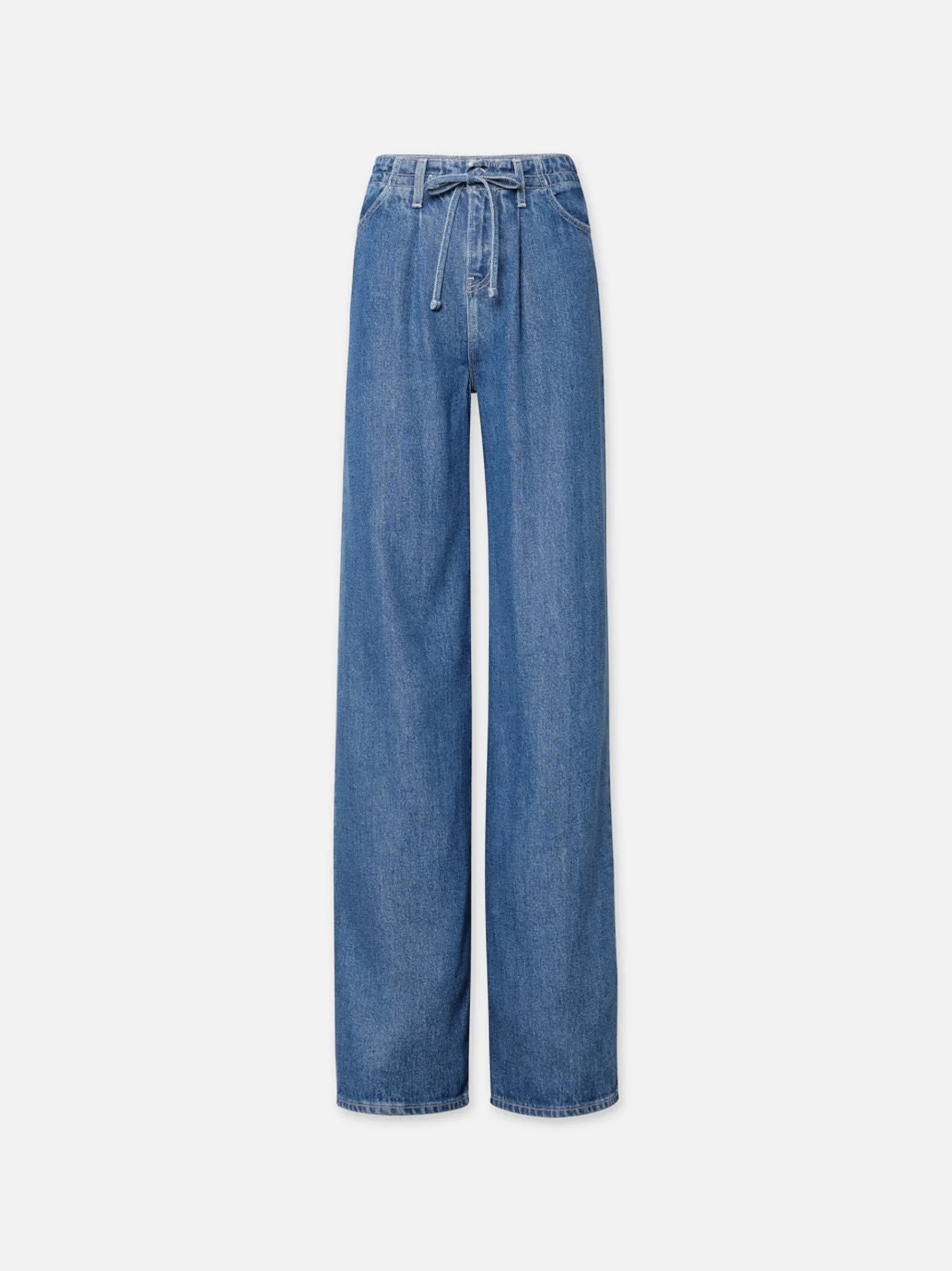 Women FRAME Drawstring Wide Leg in
