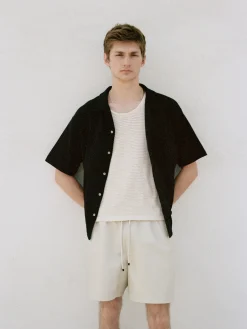 FRAME Duo Fold Relaxed Short Sleeve Shirt in