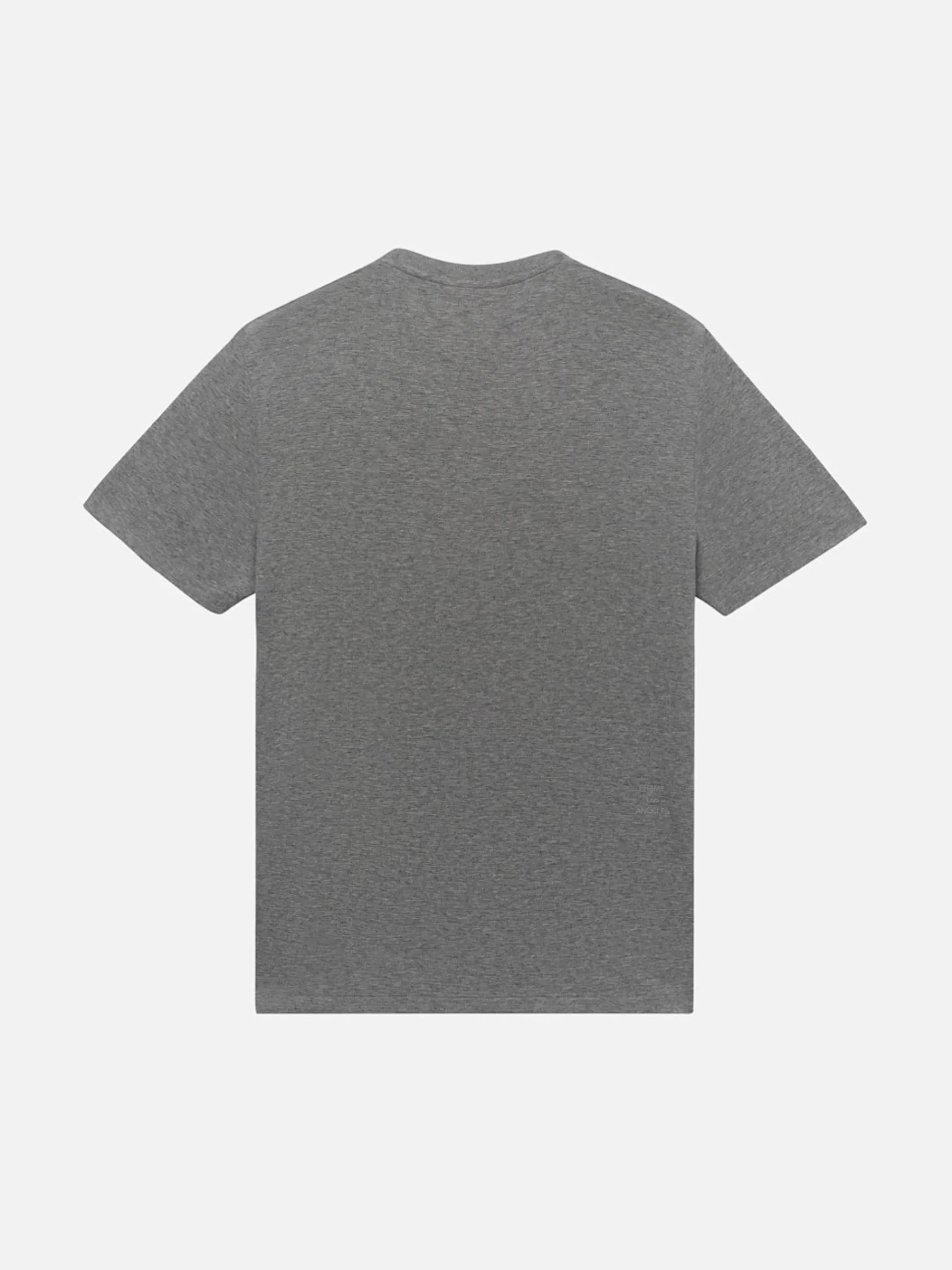 FRAME Duo Fold Tee in Heather Grey