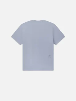FRAME Duo Fold Tee in Soft Blue