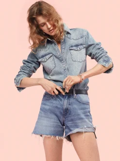 Women FRAME Fitted Heritage Shirt in