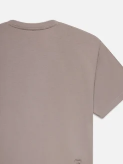 FRAME Logo Tee in Soft Lavender