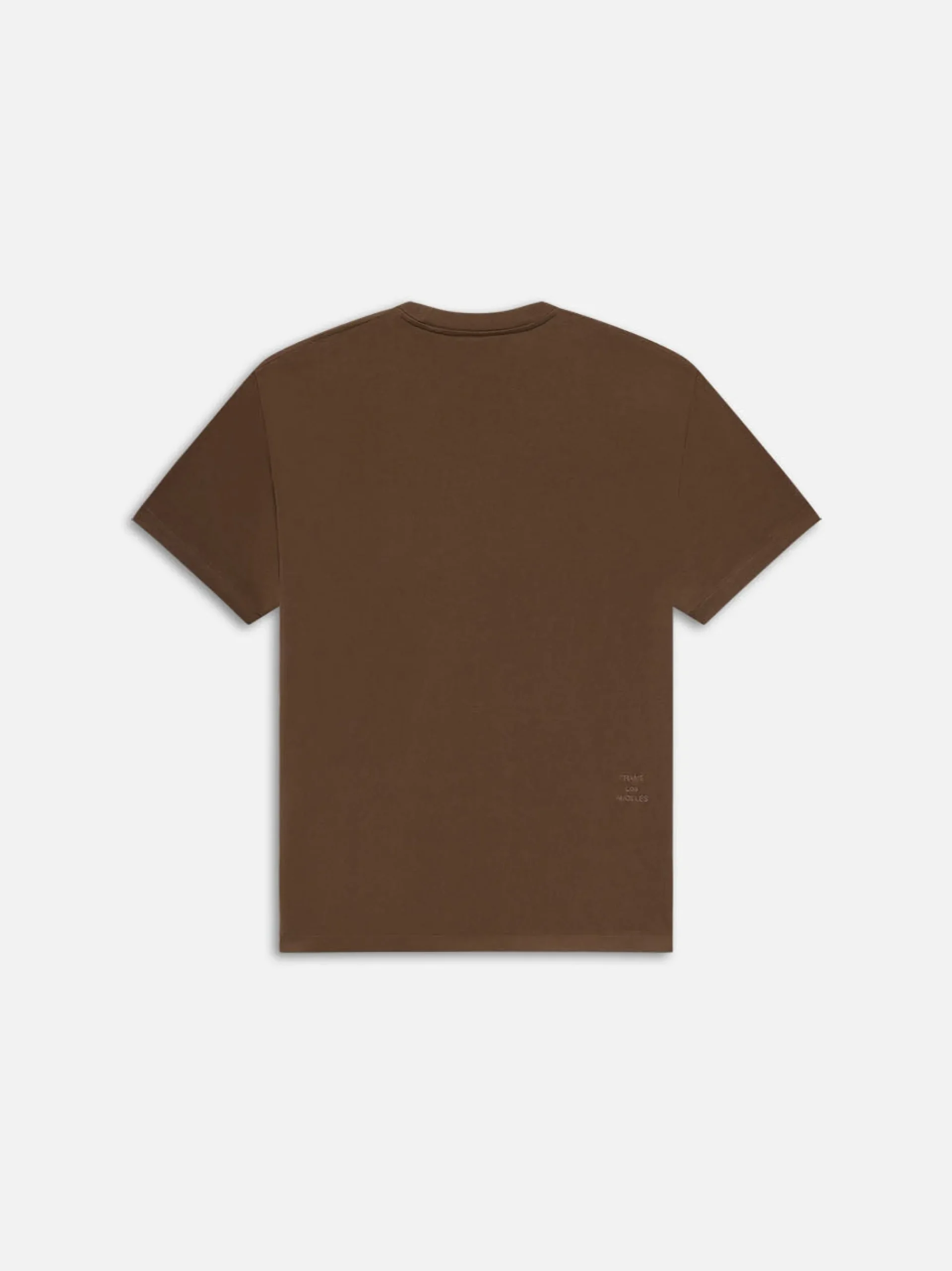 FRAME Logo Tee in Soft Mocha