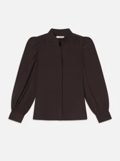 Women FRAME Gillian Long Sleeve Top in