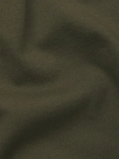 Women FRAME Handkerchief Hem Jersey Dress in Rich Military