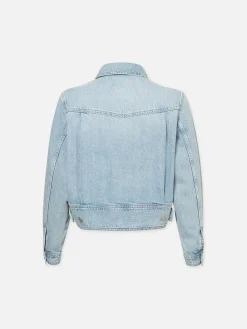 Women FRAME Heart Jacket in Fizz Indigo