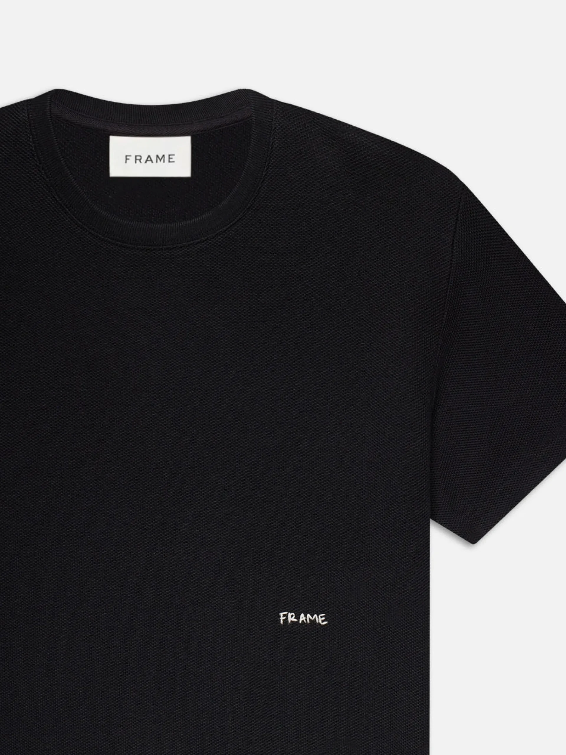 FRAME Jacquard Relaxed Tee in