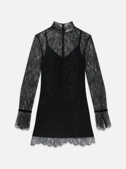 Women FRAME Lace Shift Dress in