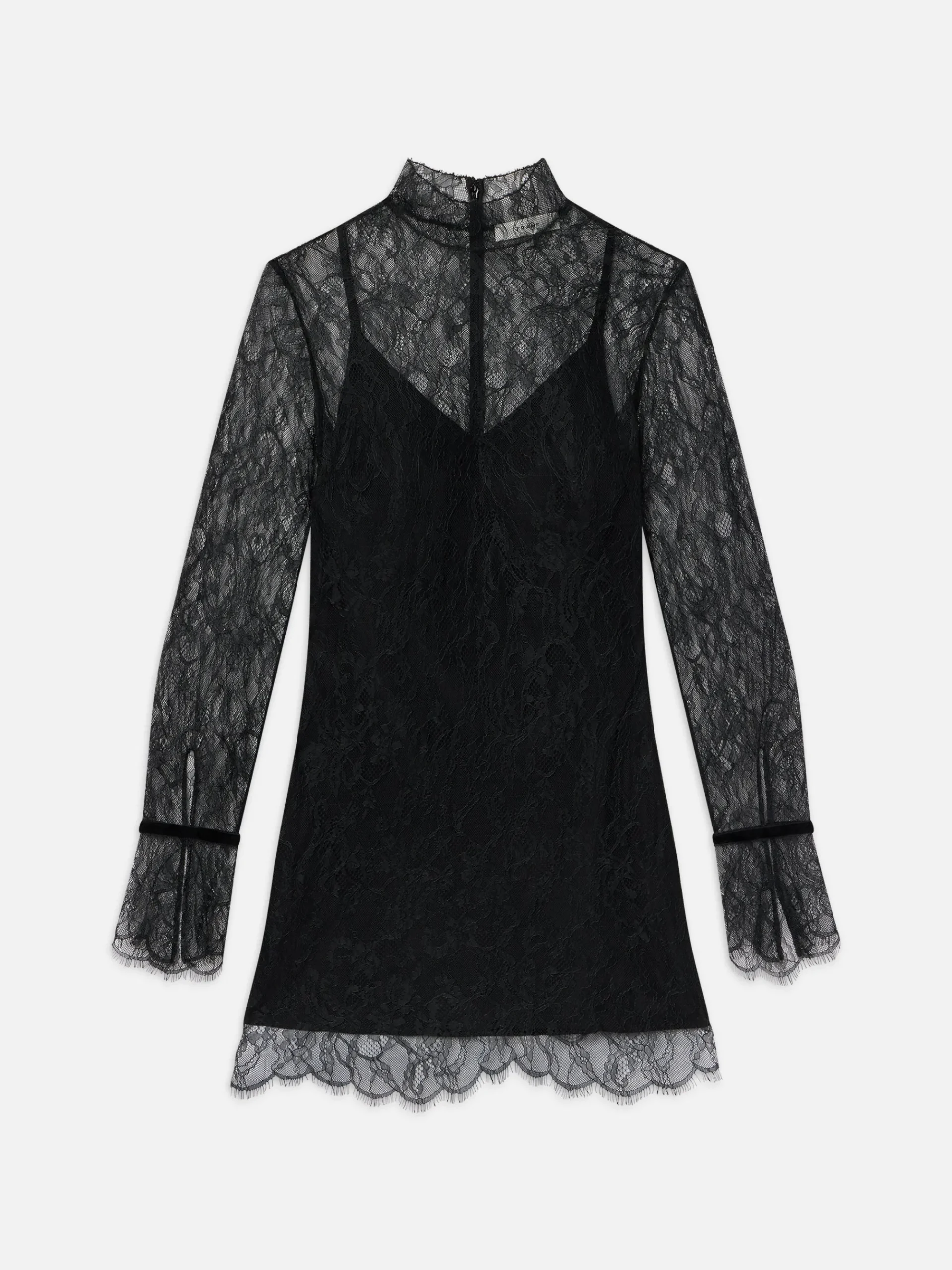 Women FRAME Lace Shift Dress in