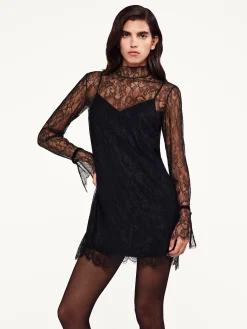 Women FRAME Lace Shift Dress in