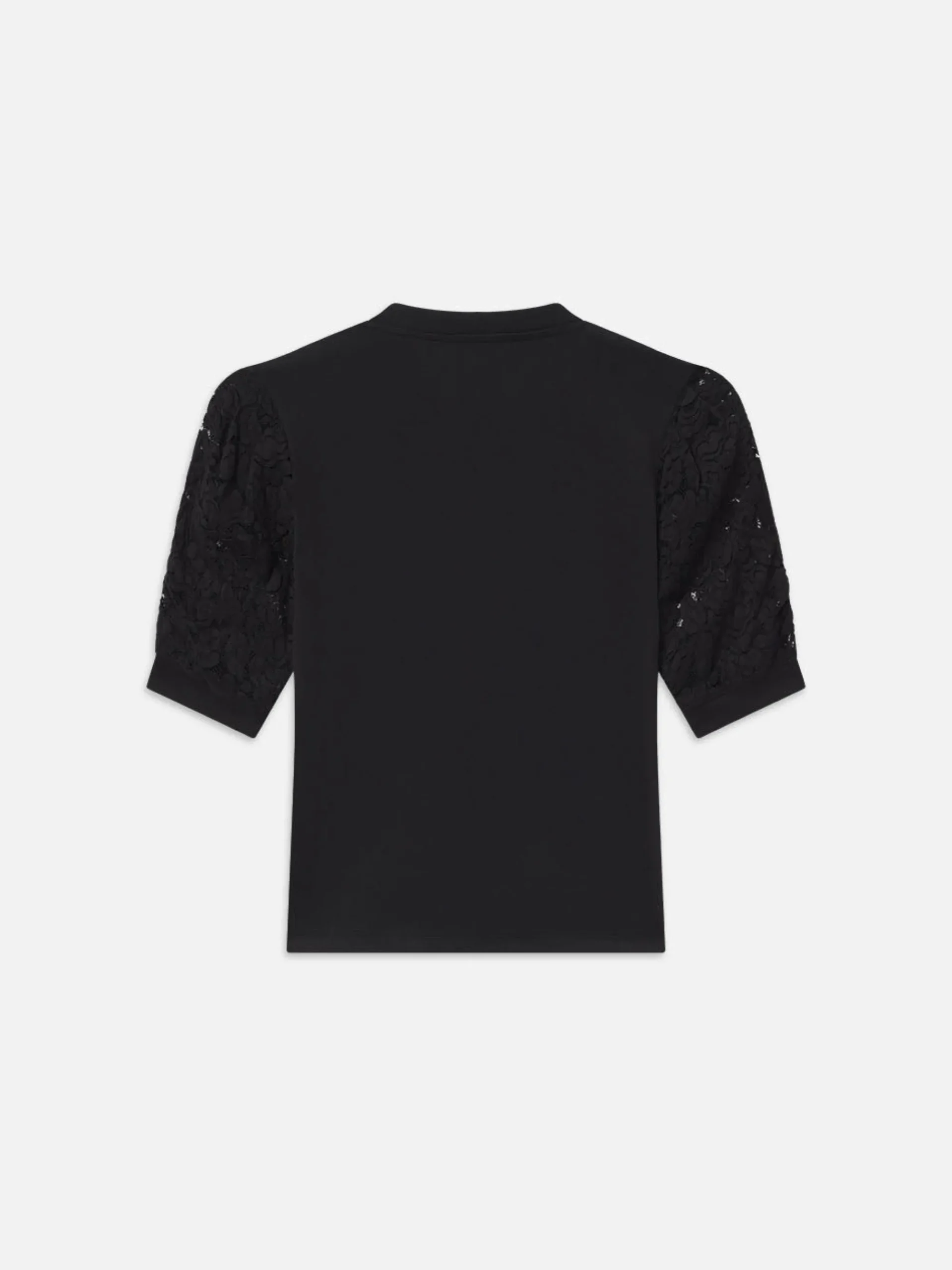 Women FRAME Lace Sleeve Frankie Tee in
