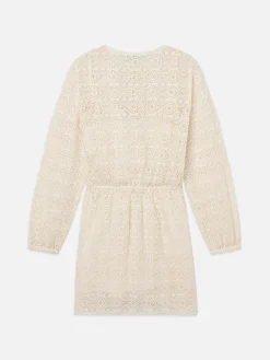 Women FRAME Lace Tassel Dress in