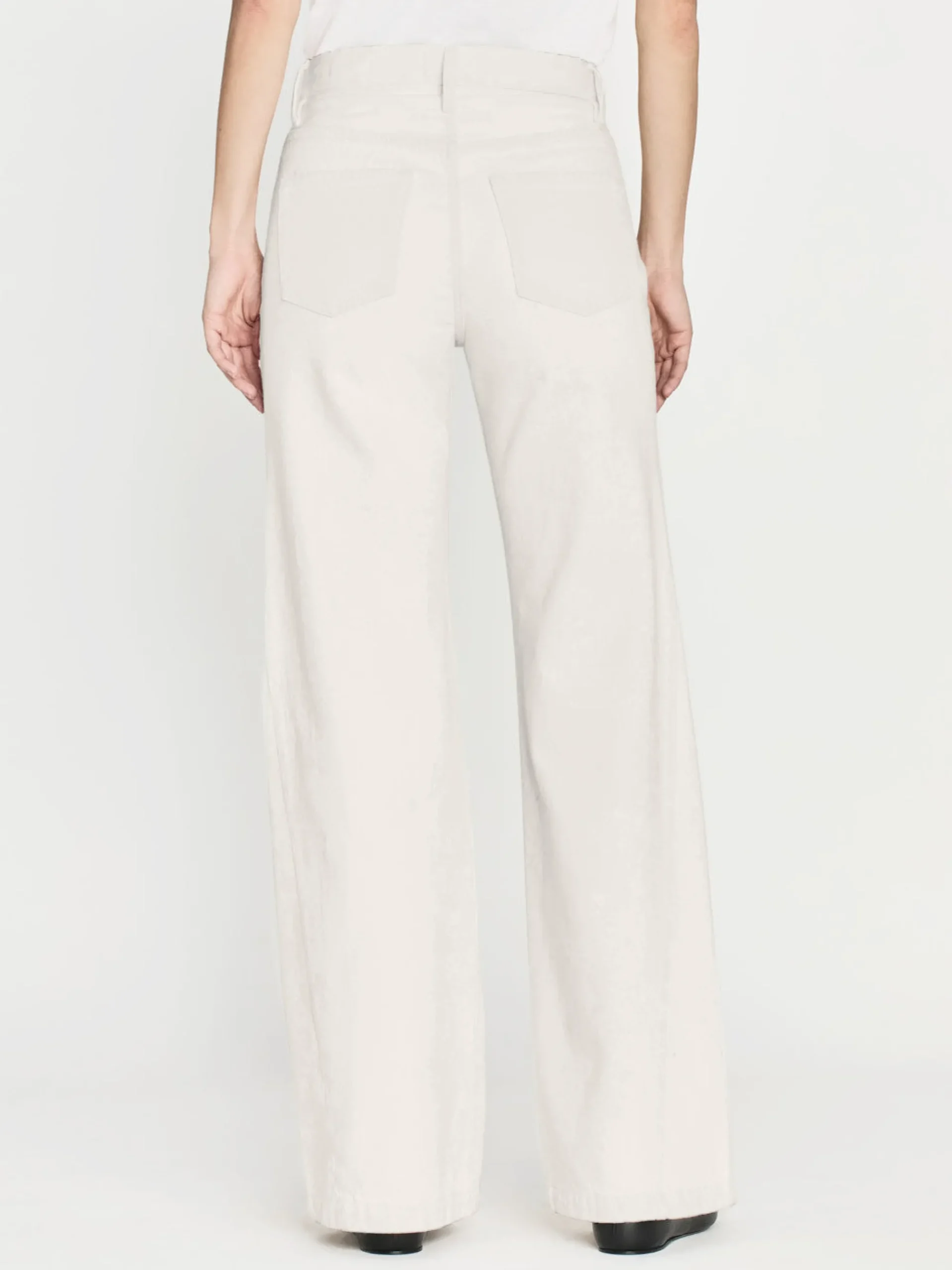 Women FRAME Le Baggy Palazzo in Au Natural Clean