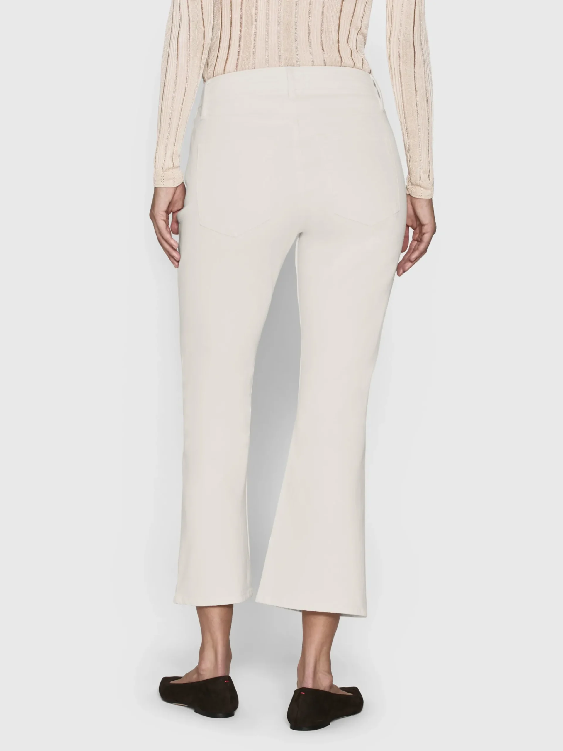 Women FRAME Le Crop Mini Boot in Au Natural Clean