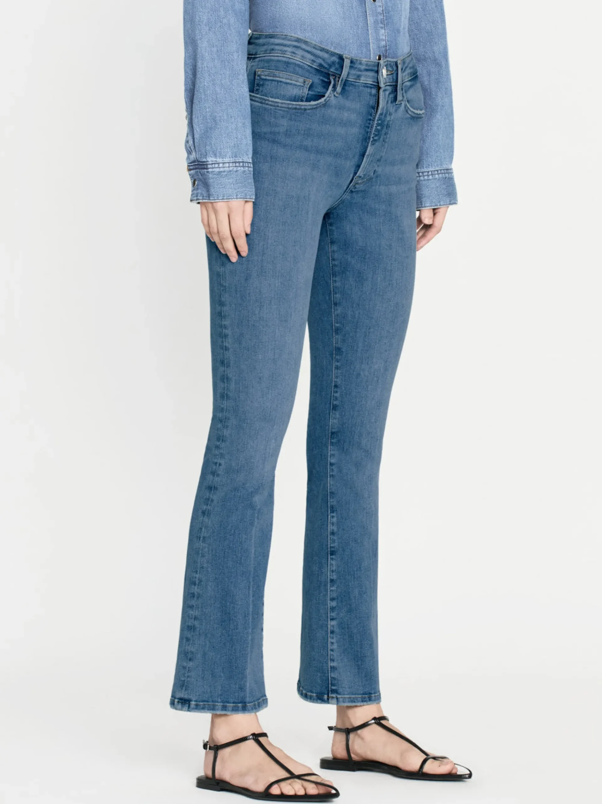 Women FRAME Le Crop Mini Boot in