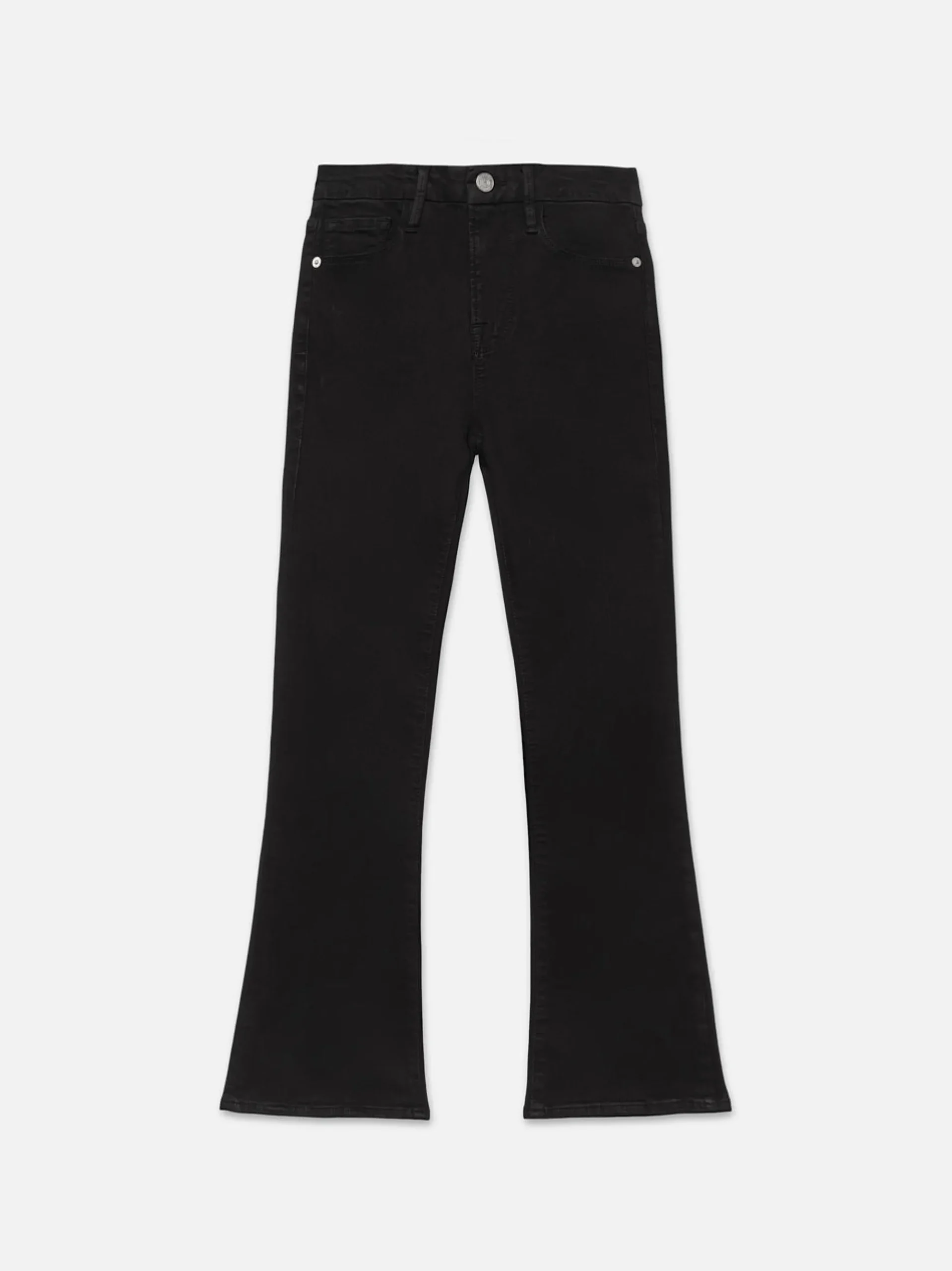 Women FRAME Le Crop Mini Boot in Film Noir